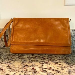 Bottega Veneta leather clutch